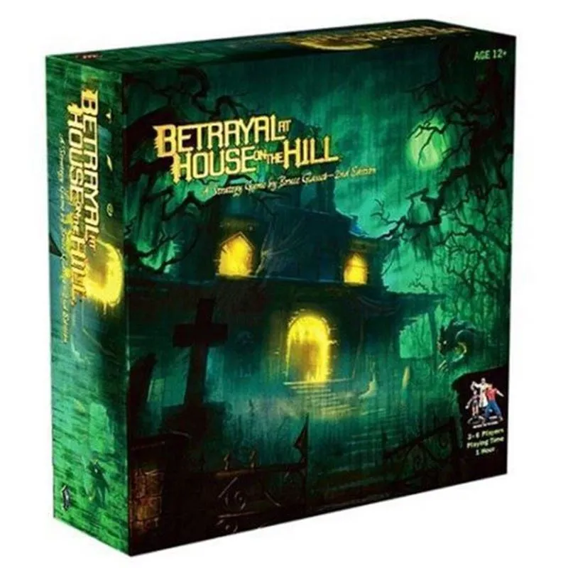Jogo De Tabuleiro Betrayal At House On The Hill Para 3-6 Jogadores