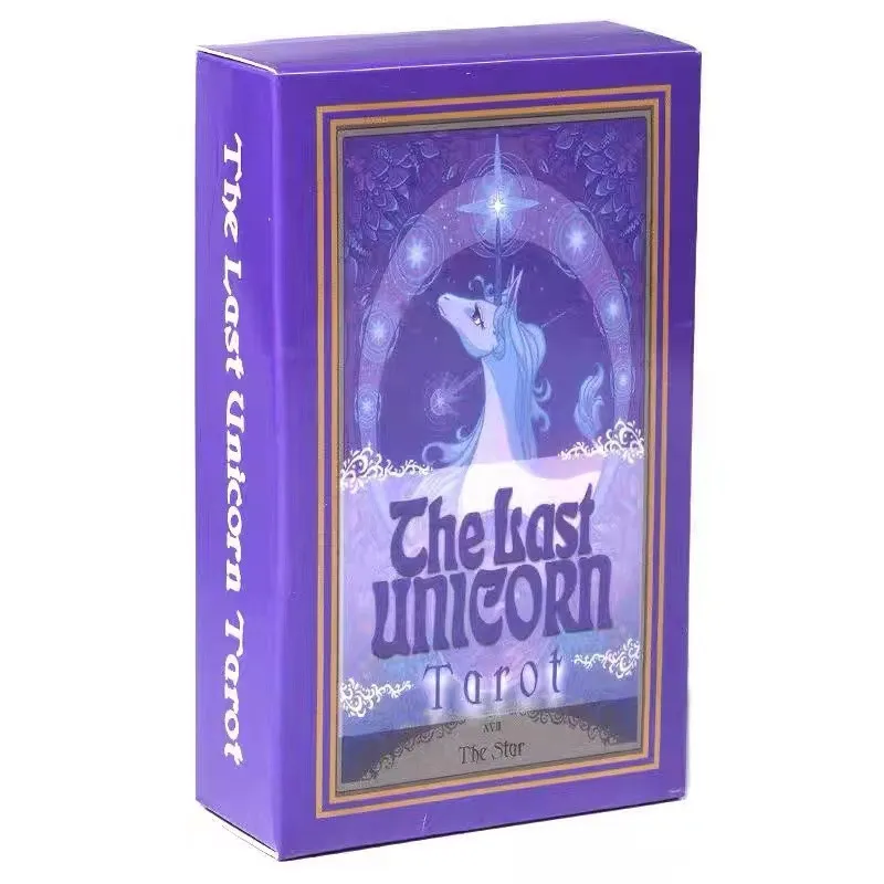 Conjunto De Cartas De Tarô: O Último Unicórnio Para Uma Visão Pessoal