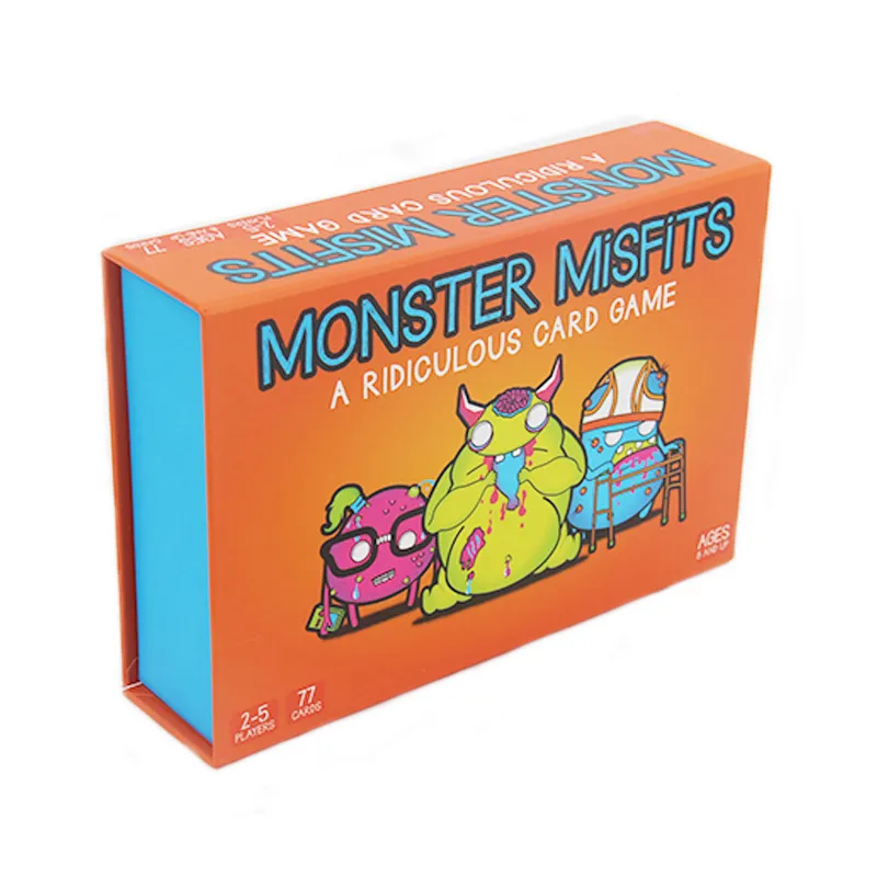 Jogo De Cartas Monster Misfits Ridiculous Para 2-5 Jogadores