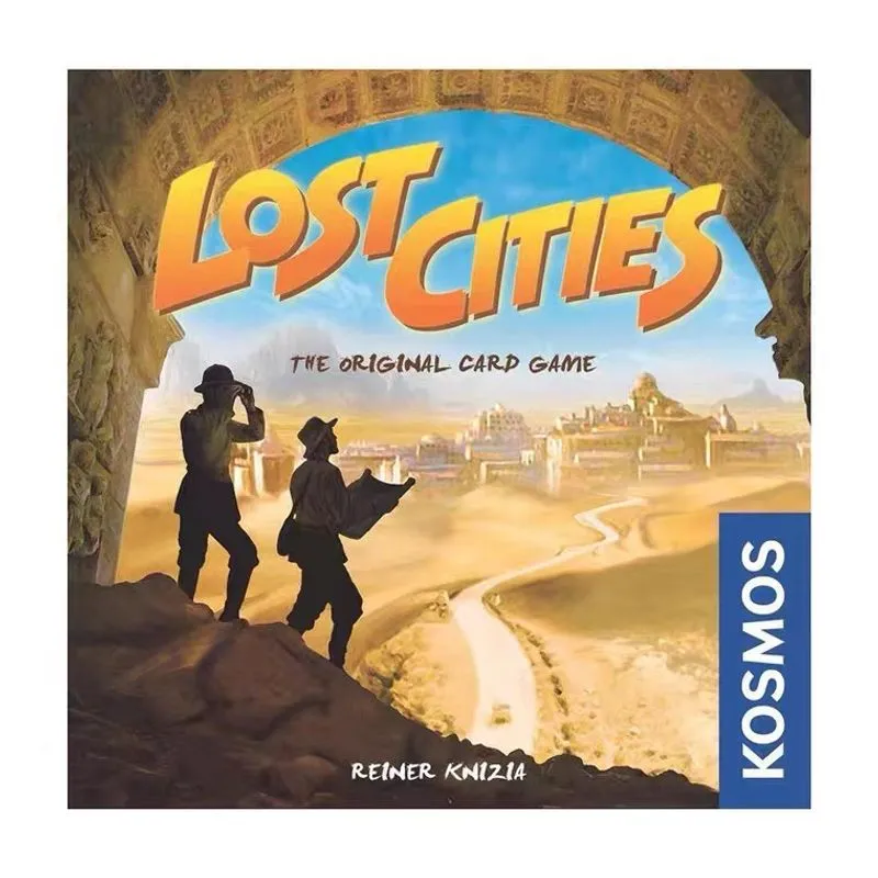 Jogo De Cartas Lost Cities Adventure Strategy 2 Players Blue