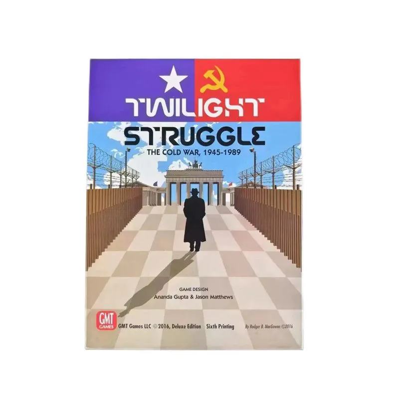 Jogo De Tabuleiro Twilight Struggle Cold War: Estratégia Para 2 Jogadores
