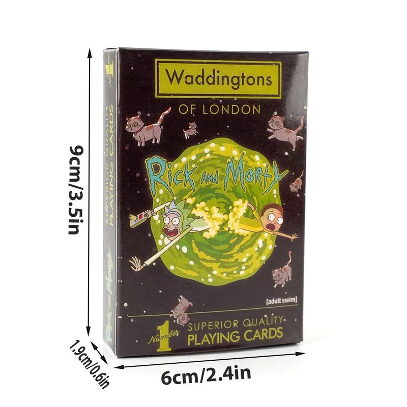 Cartas De Baralho Rick And Morty Fun Artwork Waddingtons