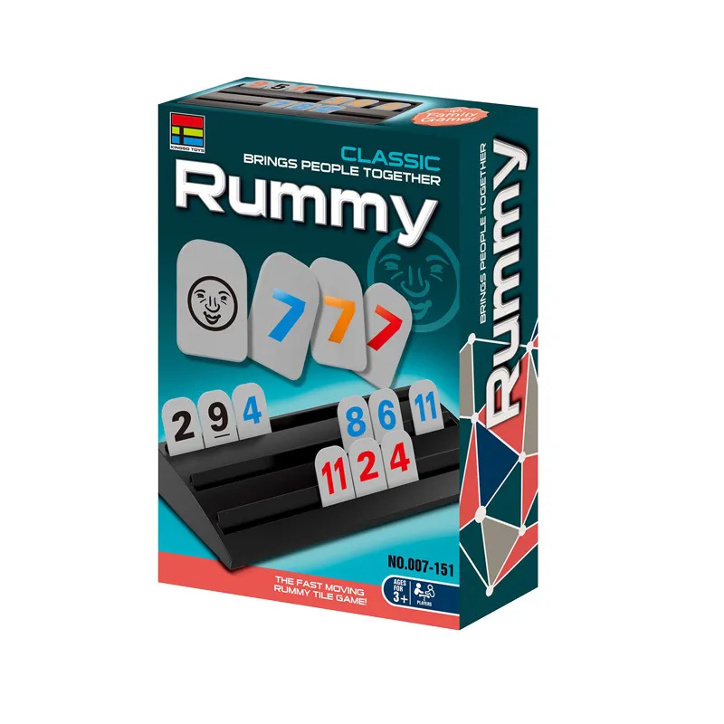 Jogo Rummy Classic Tile Para 2-4 Jogadores - Azul