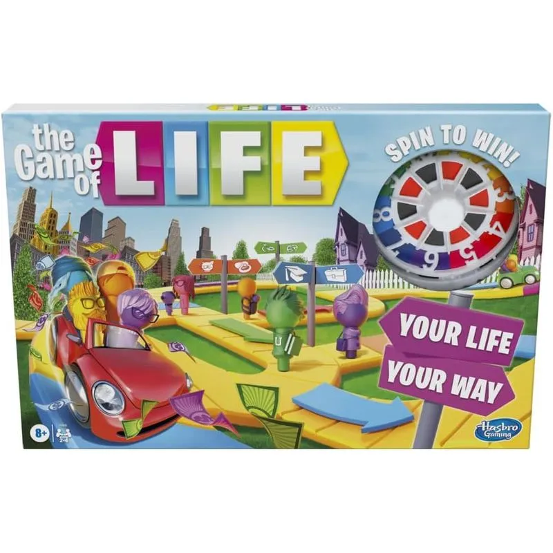 Jogo De Tabuleiro The Game Of Life Classic Family 2-4 Jogadores