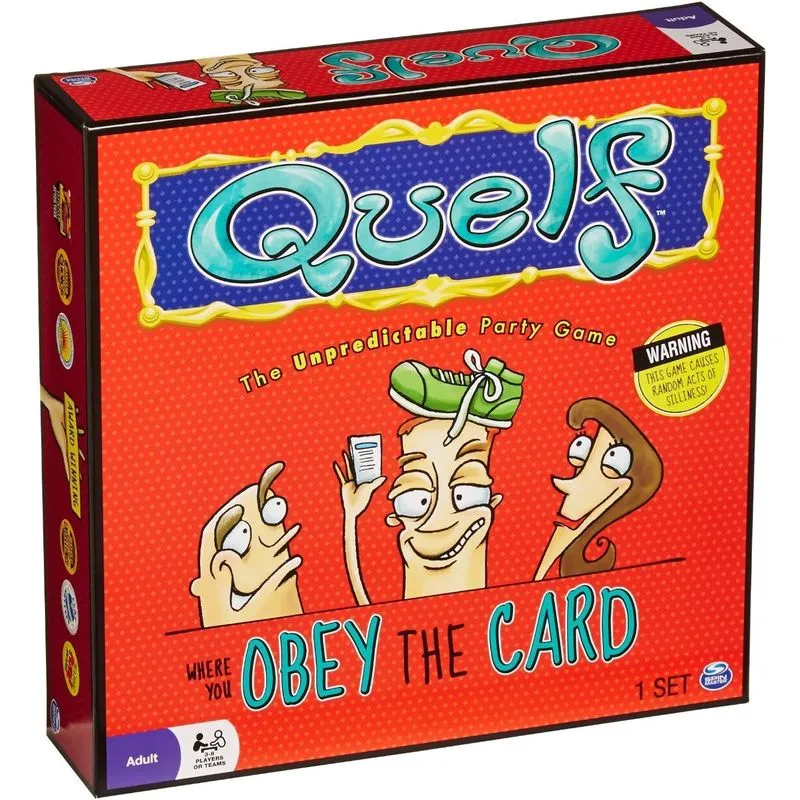 Party Game Quelf Hilarious Impredictable Para 2 Ou Mais Jogadores