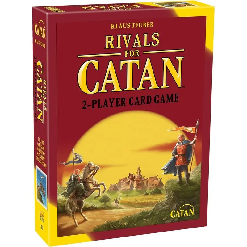 Jogo De Cartas Rivals For Catan: Estratégia Para 2 Jogadores Com Cartas E Fichas