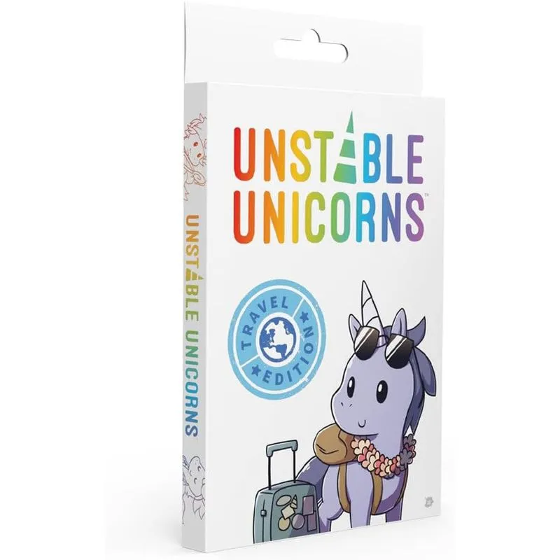 Jogo De Cartas Unstable Unicorns Travel Edition Para 2 A 6 Jogadores