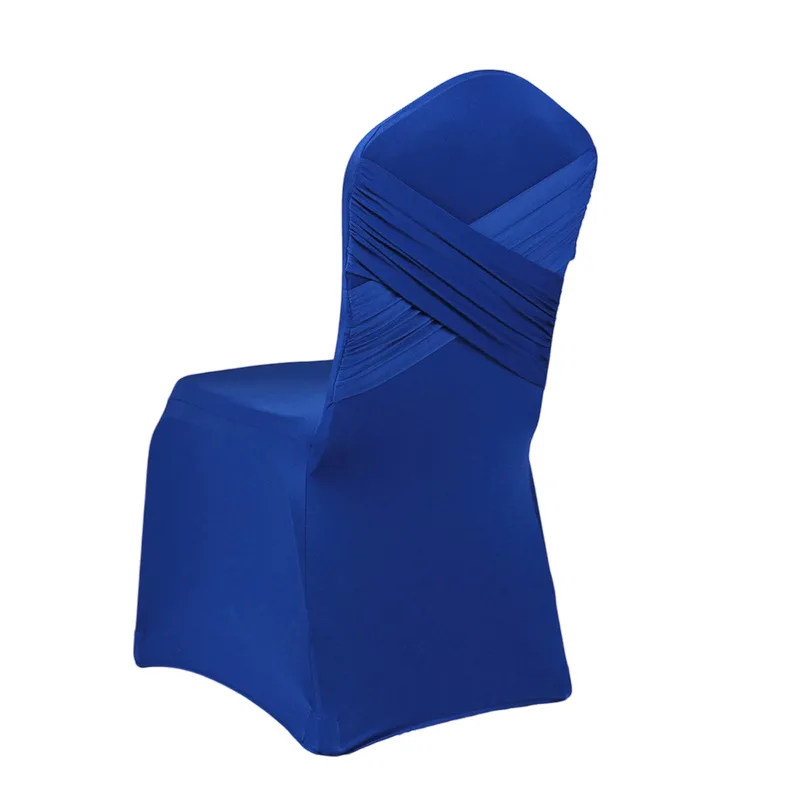 Protetor De Capas De Cadeira Cross Back Slipcovers Royal Blue