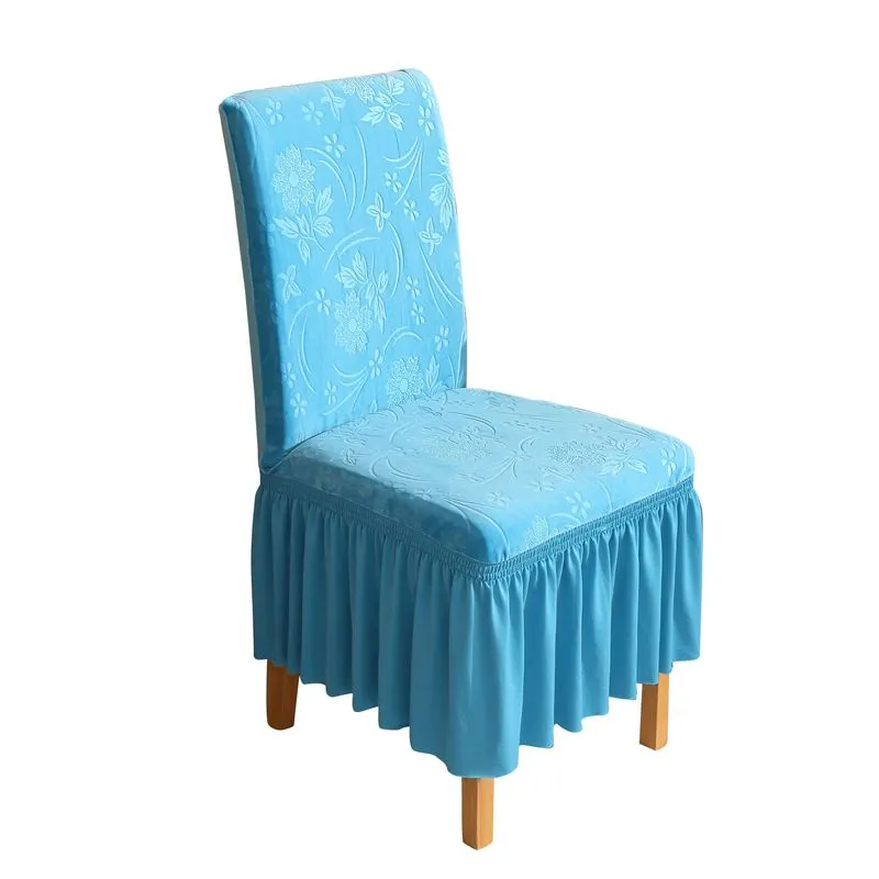Protetor De Capas De Cadeira Crystal Velvet Para Cadeiras De Jantar