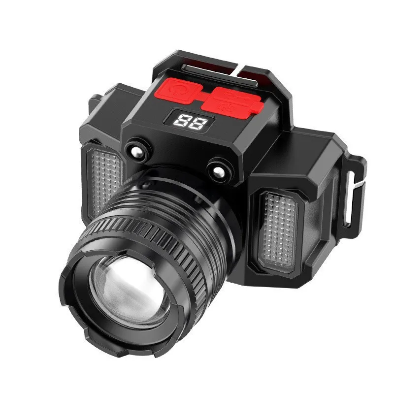 Farol Recarregável Led 2500mah Sensor De Movimento Impermeável
