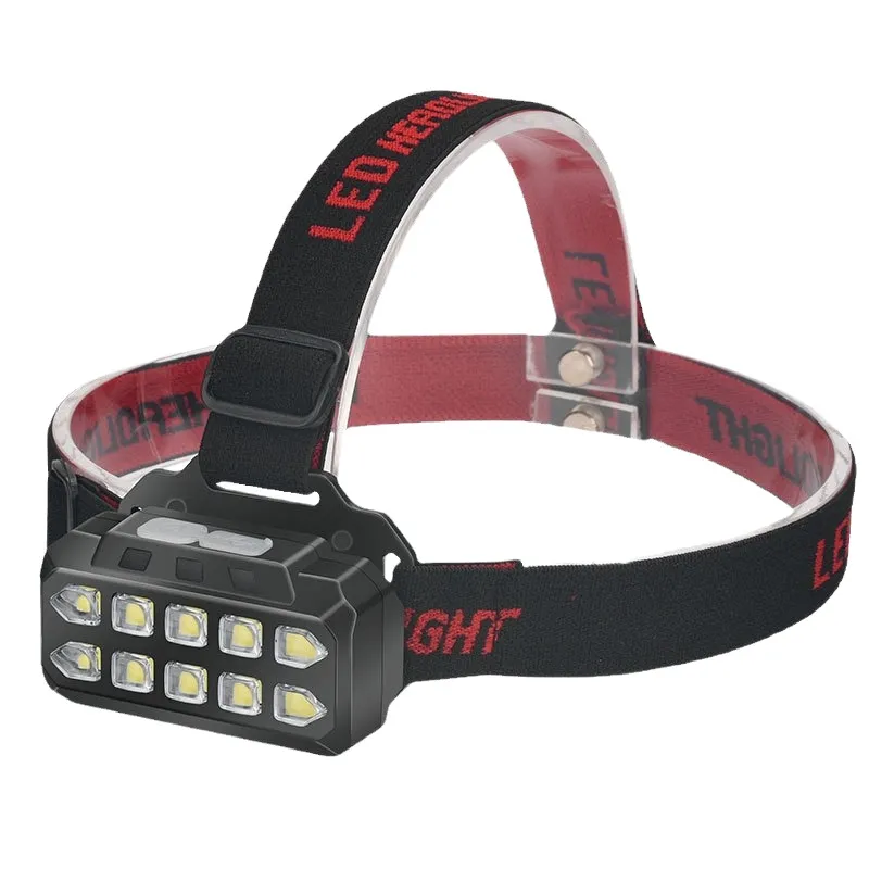 Farol Led Portátil Usb Recarregável De Alto Brilho