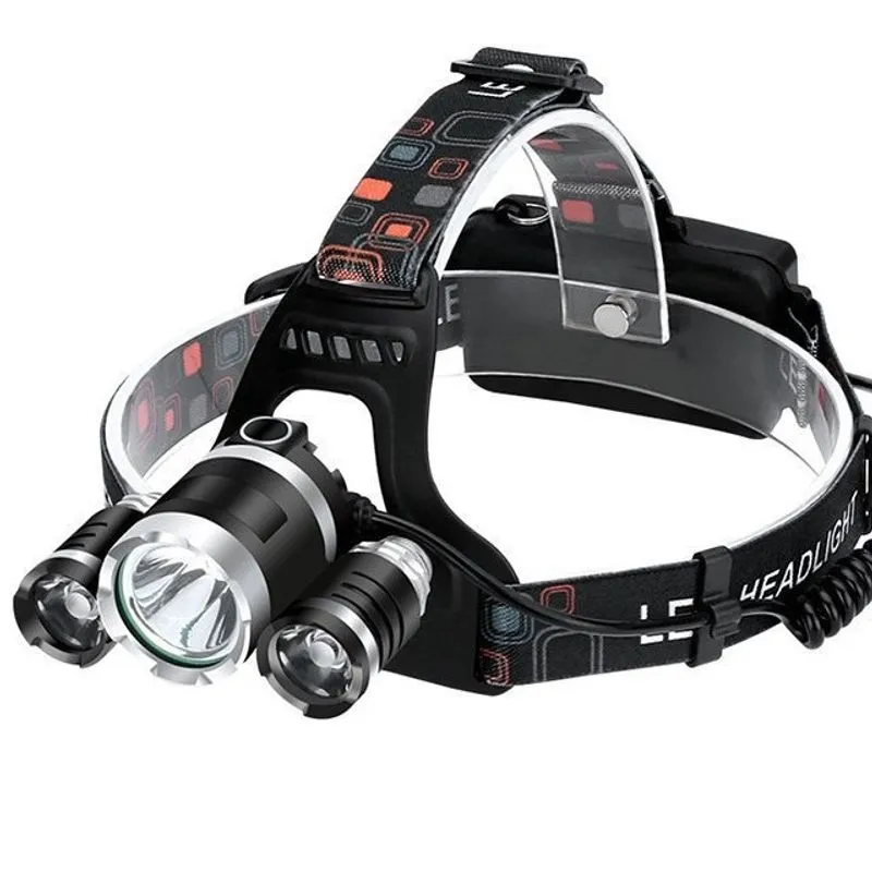 Farol Led De Alta Potência Com Bateria Recarregável E Tipo C