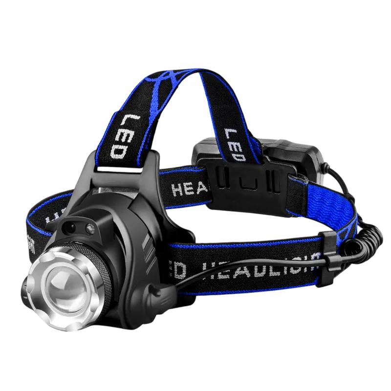 Farol, Fonte De Luz Dupla, Led, Zoom, Usb, Recarregável