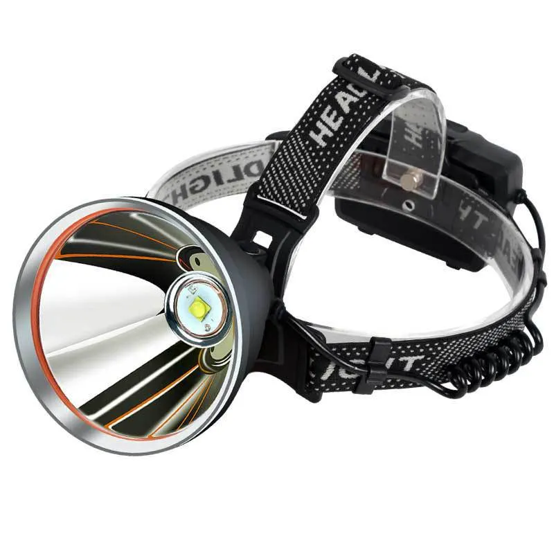 Chip Led P50 Recarregável De Farol Para Pesca, Mineração