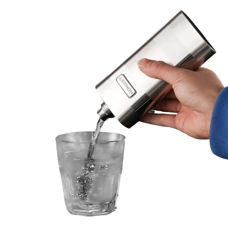 Frasco De Aço Inoxidável De 350 Ml De Prata Para Uso Externo 0,178 Kg