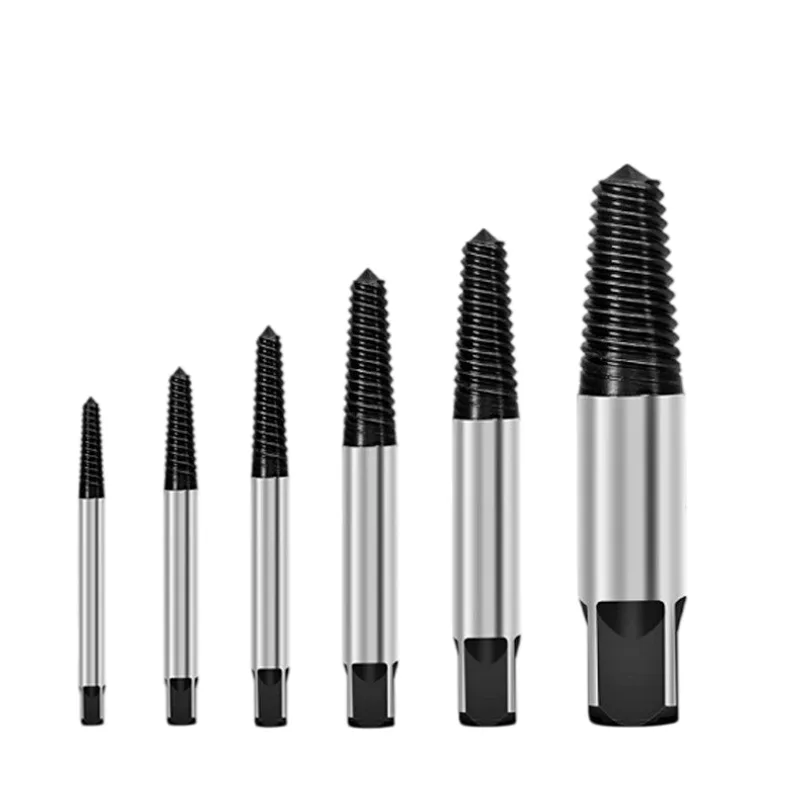 Conjunto De Extrator De Parafusos De 6 Peças Para Remoção De Parafusos Quebrados