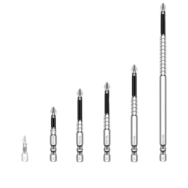 Conjunto De Chaves De Fenda K5 Antiderrapante Ph2 Magnético De 6 Peças