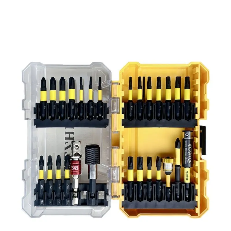 Conjunto De Chaves De Fenda Impact, 27 Peças Magnetic Cross Torx Hex