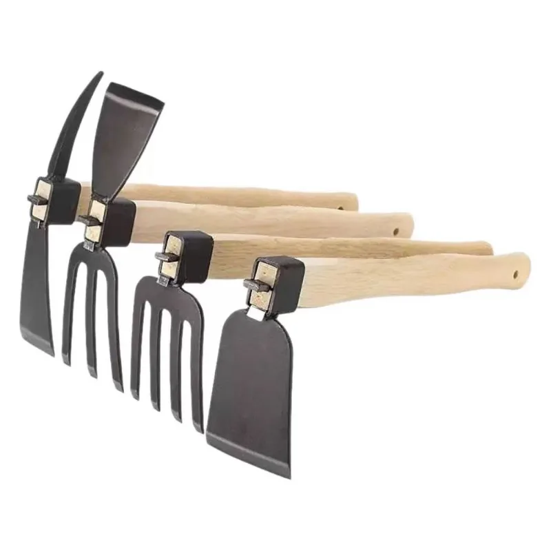 Conjunto De Ferramentas De Jardinagem De 4 Peças Para Escavação, Remoção De Ervas Daninhas E Cultivo