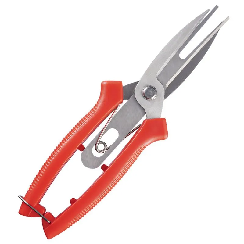 Tesouras De Poda Garden Red Handle Em Aço Inoxidável De Cabeça Dupla