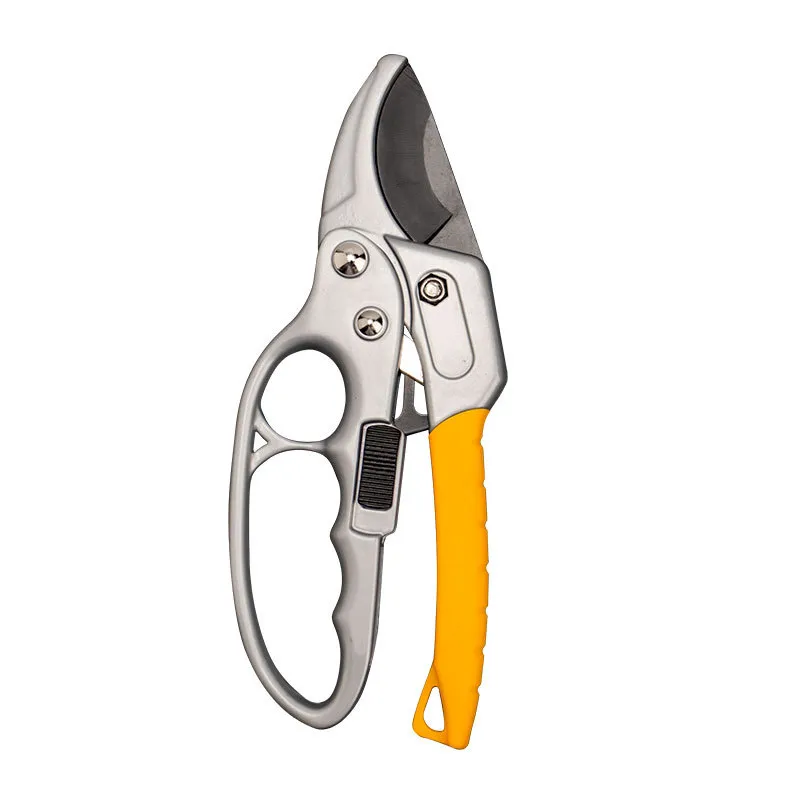 Tesouras De Poda De Aço De Alto Carbono Pesadas 20x8 Cm Amarelas