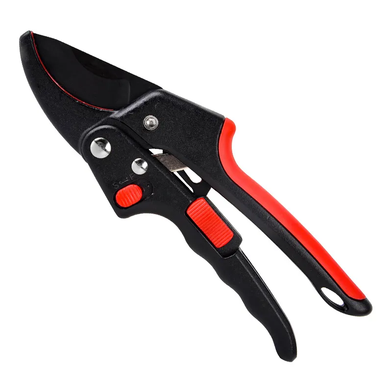 Pruning Shear Garden: Liga De Alumínio Que Economiza Esforço, Preto-vermelho