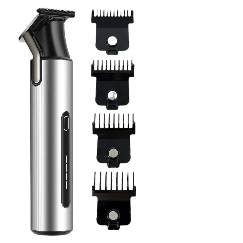 Máquina De Cortar Cabelo Elétrica Generic Silver Ceramic Blade Usb