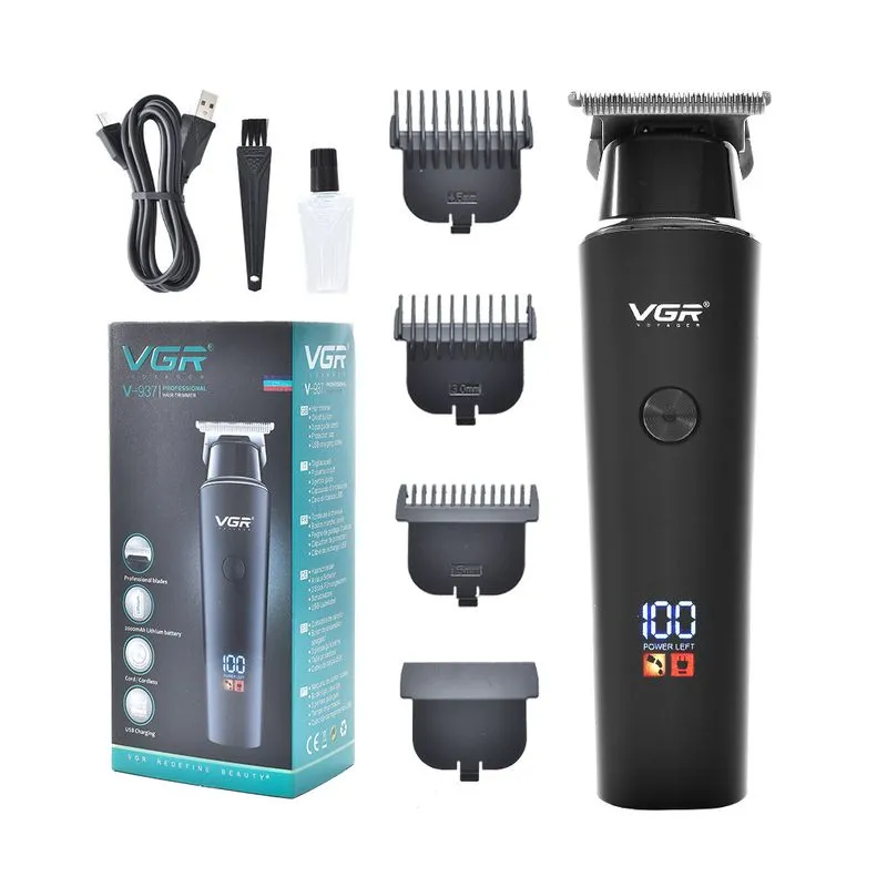 Máquina De Cortar Cabelo Usb, Cortador De Cabelo Recarregável, Preto