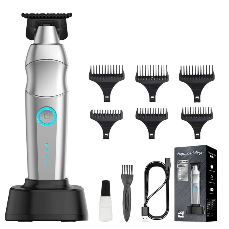 Máquina De Cortar Cabelo Em Cerâmica, Aparador Elétrico Usb Charging 6 G