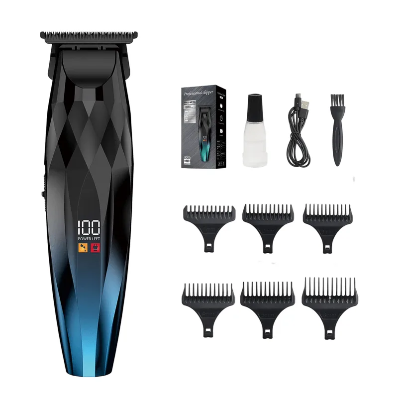 Máquina De Cortar Cabelo Elétrica, Aparador De Cerâmica, Usb, Recarregável