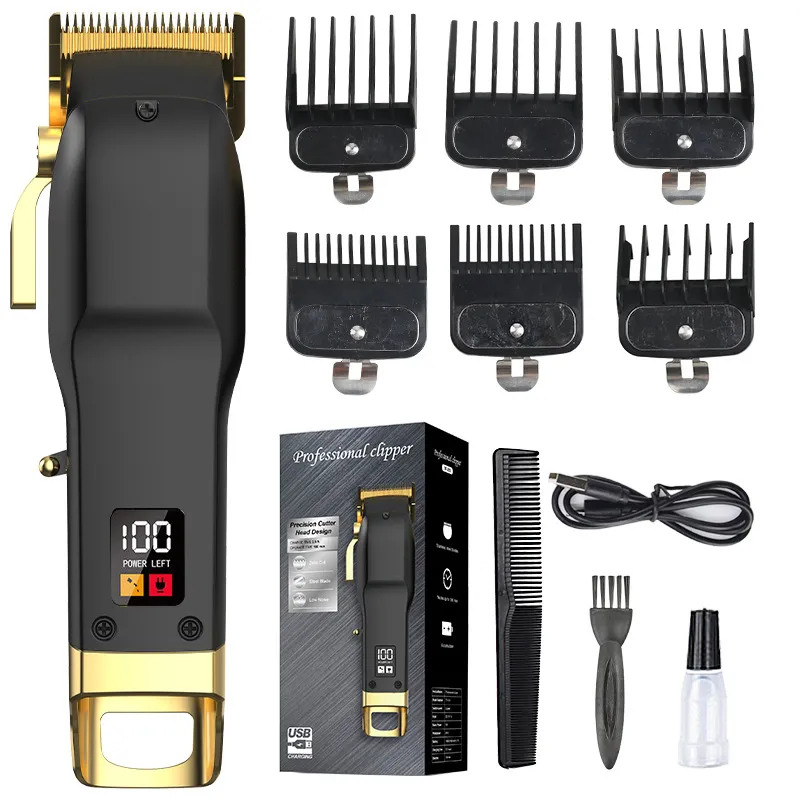 Aparador De Cabelo Elétrico Tf-820 Usb Recarregável