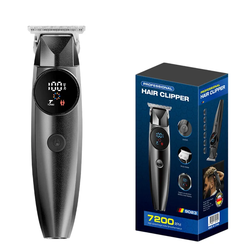 Conjunto De Máquina De Cortar Cabelo Elétrica 6 Em 1 Usb Recarregável Para Homens
