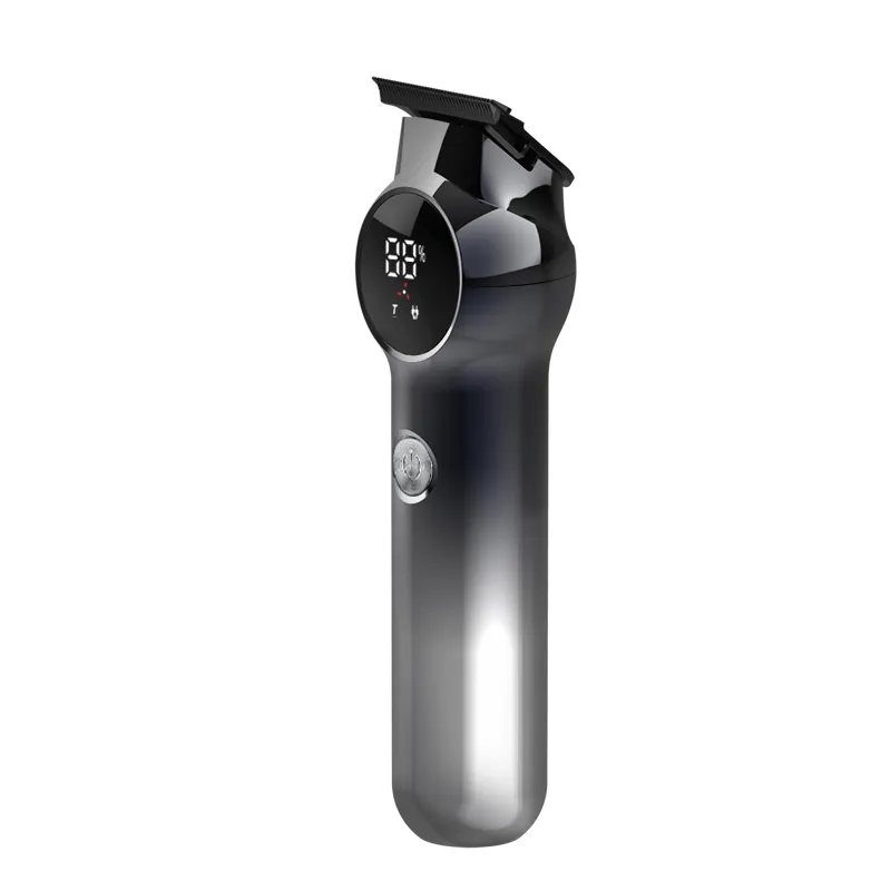 Máquina De Cortar Cabelo Elétrica Genérica Preto-cinza Com Carregamento Usb