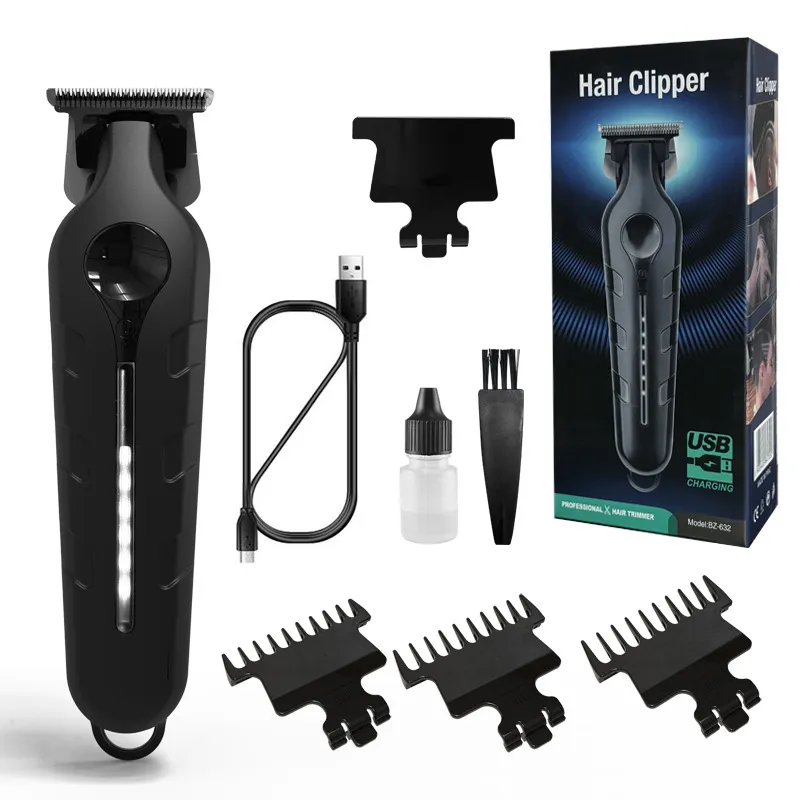 Kit De Aparador De Cabelo Elétrico Com Carregamento Usb Ajustável G