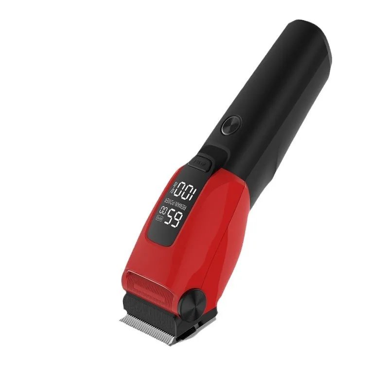 Máquina De Cortar Cabelo Para Animais De Estimação Vermelha Para Cães E Gatos Recarregável