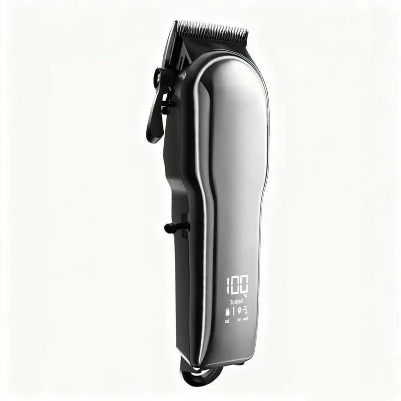 Máquina De Cortar Cabelo Para Animais De Estimação Grooming Trimm Usb Recarregável Com Lcd