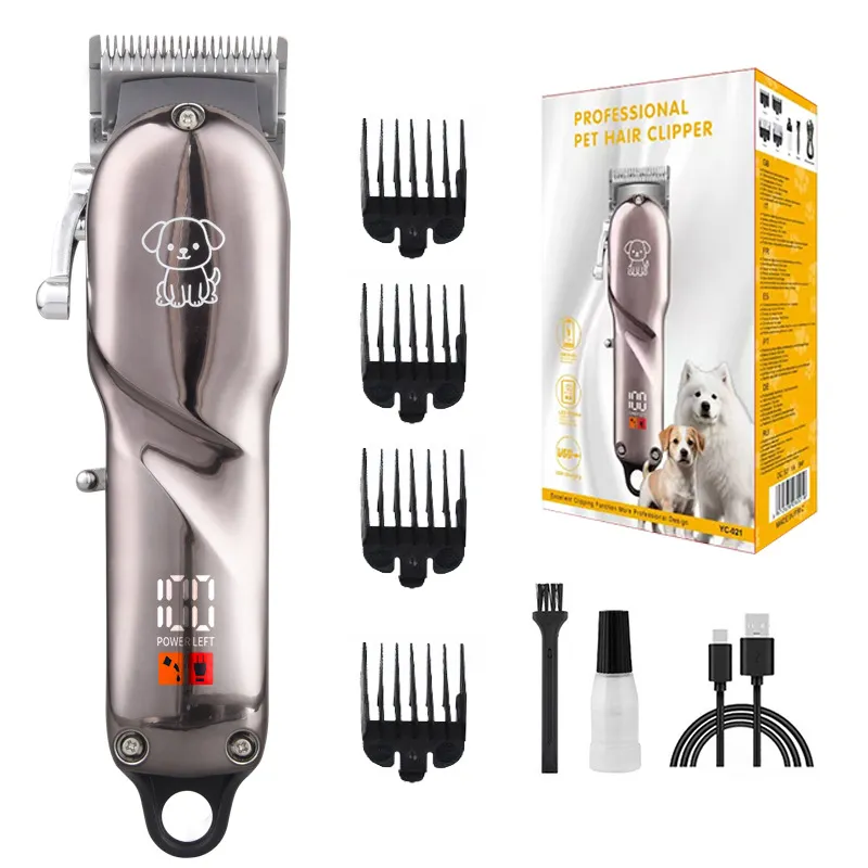 Máquina De Cortar Cabelo Para Animais De Estimação Yc-021, Aparador De Beleza Recarregável Usb