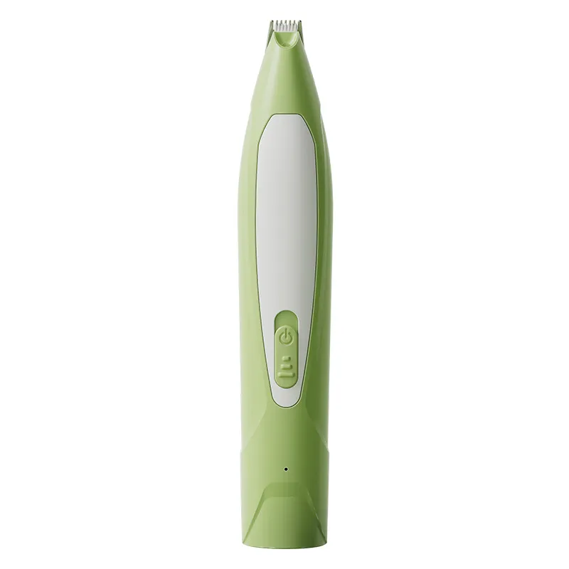 Máquina De Cortar Pêlos Para Animais De Estimação Verde Com Luz Led Para Cães E Gatos