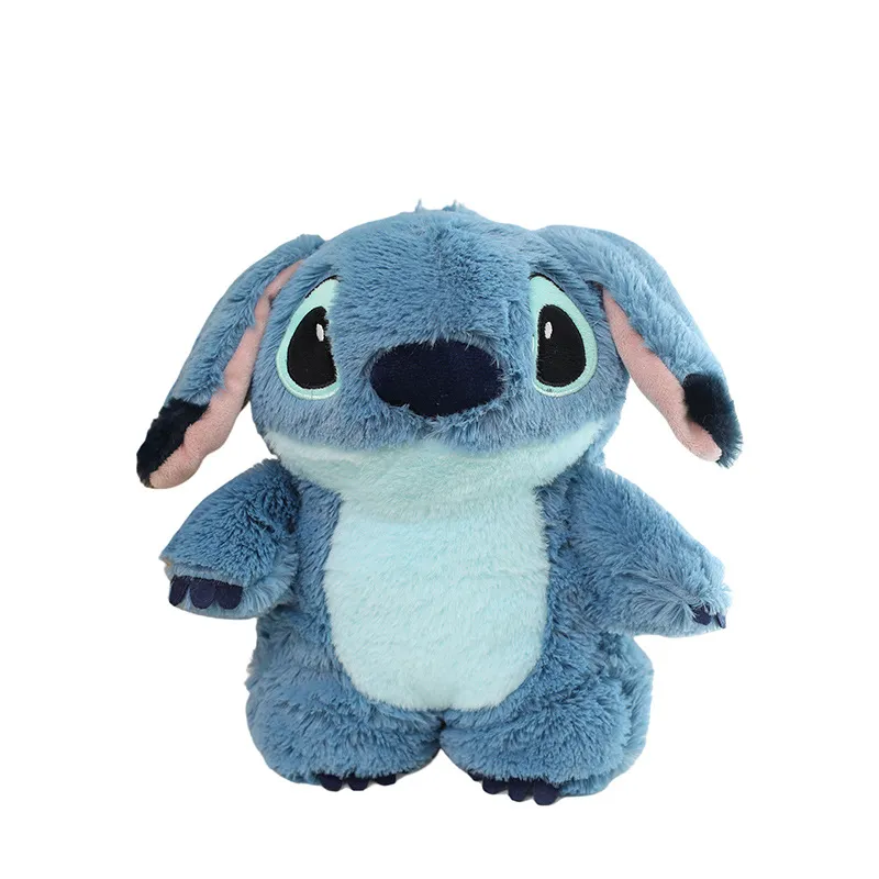 Capa Para Bolsa De Água Quente De Pelúcia Stitch 28 Cm Azul Para Crianças