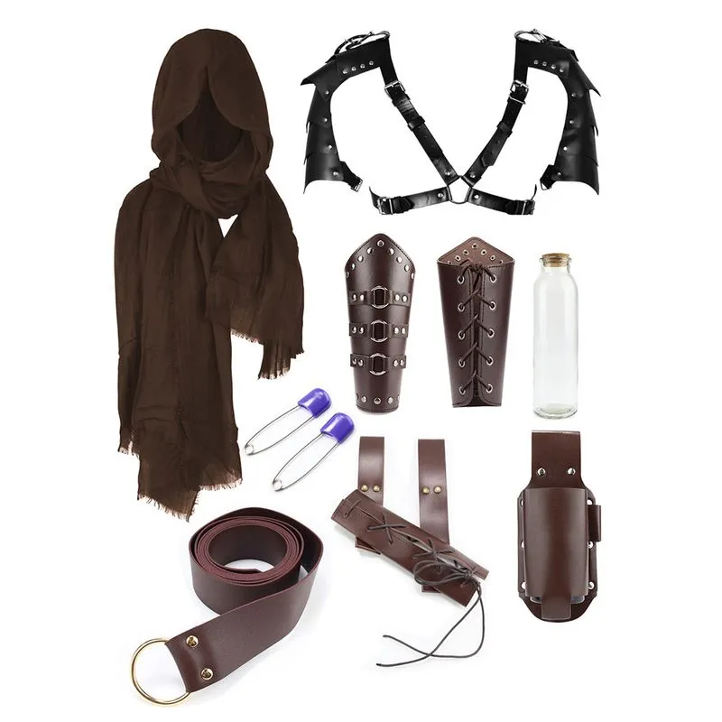 Conjunto De Acessórios Para Cosplay Medieval Viking Para Homem, Kit De Fantasia