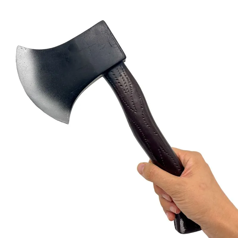 Machado De Brinquedo Halloween Em Espuma Pu Preto 30 Cm