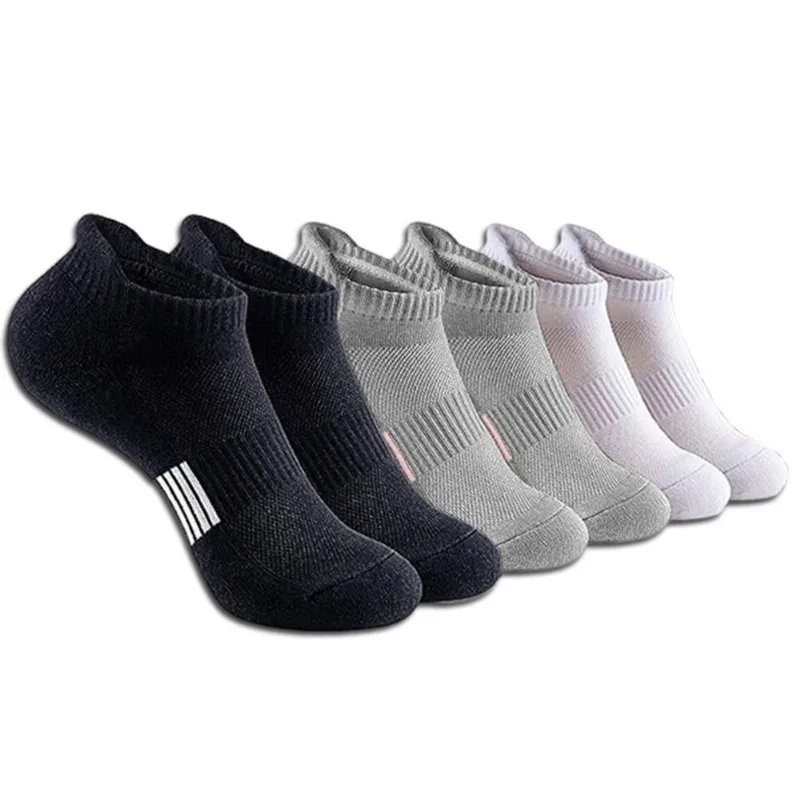 Meias Esportivas Cano Curto Para Homens Para Corrida E Basquete, 6 Pares