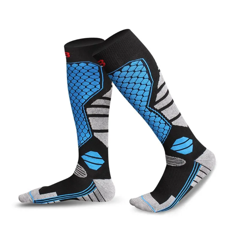 Meias Térmicas De Esqui Para Esportes De Inverno, Cano Alto, 1 Par