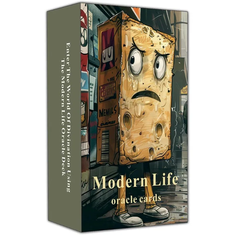 Cartas Oráculo Modern Life Com Orientação Contemporânea, 78 Peças