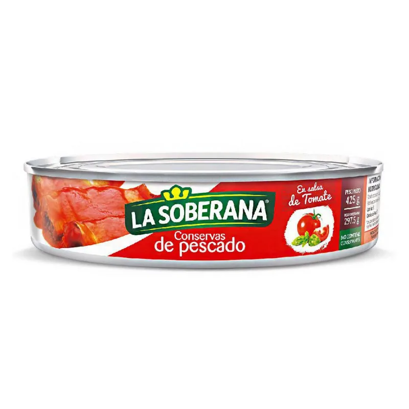 Conserva Ovalada Tomate LA SOBERANA 425 gr