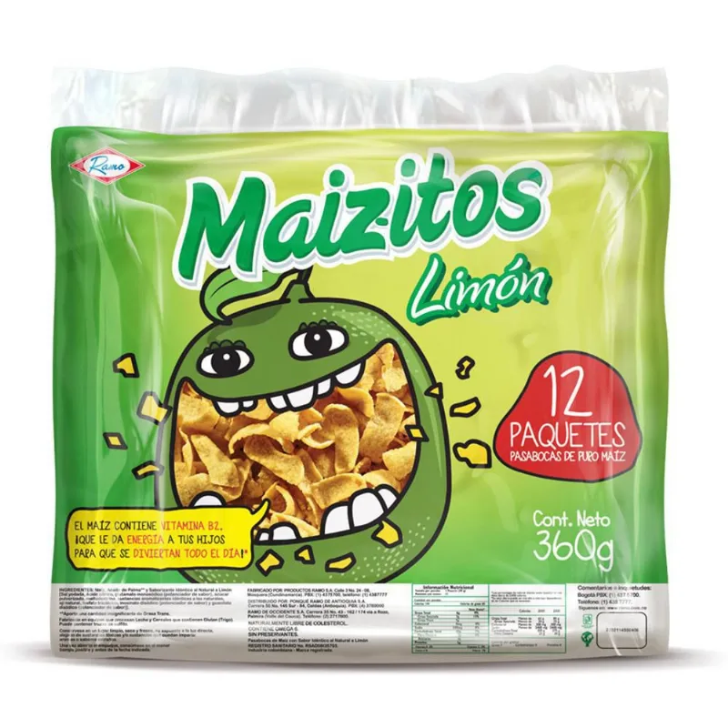 MAIZITOS LIMOM RAMO 360 gr