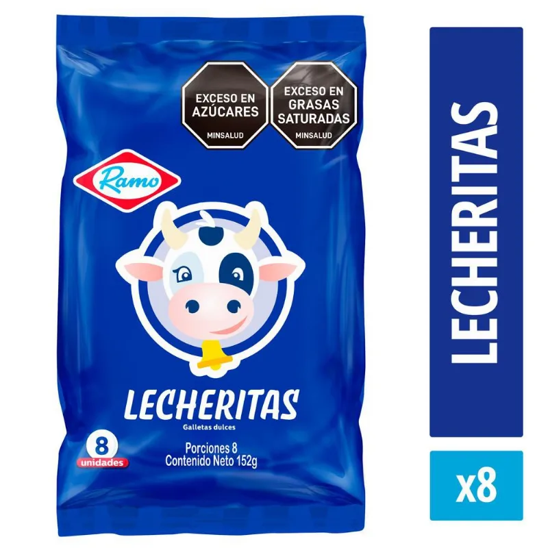 Galletas RAMO dulces lecheritas x8und (152 gr)
