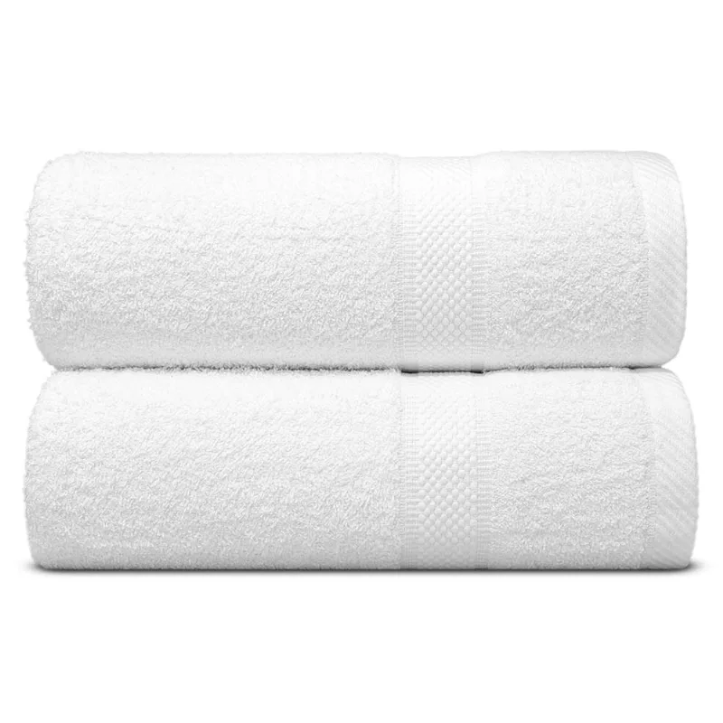 Set toalla cuerpo 70x130cm 420g blanco x2und Cannon 1531587