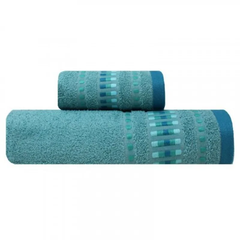 Toalla Manos Clau 41x71 500gr Turquesa