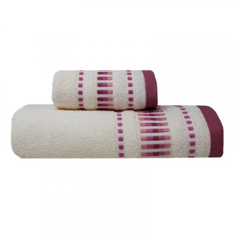 Toalla Manos Clau 41x71 500grBeige-Rosa